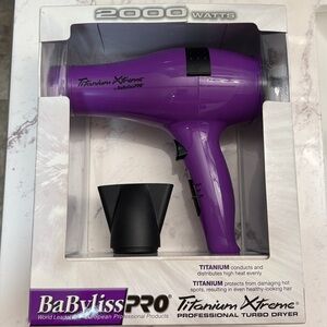 BaBylissPRO Purple Hair Dryer